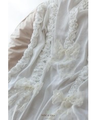 Cotton Ruffles Ceremony Set - Headband Covers (T-shirt + Coulotte) §263
