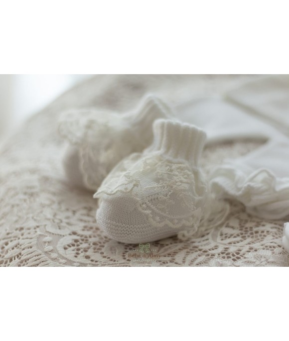 Cotton Ruffles Ceremony Set - Headband Covers (T-shirt + Coulotte) §263