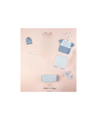 Set Punto Smock Cotone - Coprifasce Lungo (Maglia + Pantalone) §265