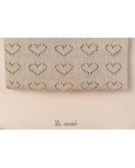 Set Cuori Traforati Cotone - Coprifasce Lungo Femminuccia §273