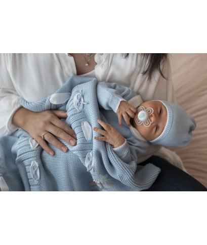 Set Fiocchetti Con Fettuccia Cotone - Tutina §291