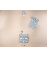 Set Fiocchetti Con Fettuccia Cotone - Tutina §291