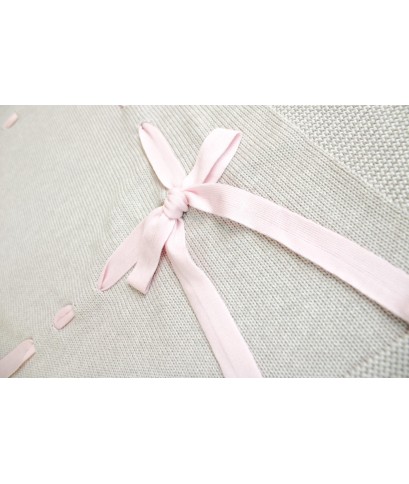Wool Ribbon Set for Baby Girl - Onesie