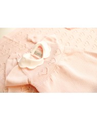 Set Cuori Traforati Cotone  - Coprifasce Femminuccia §339