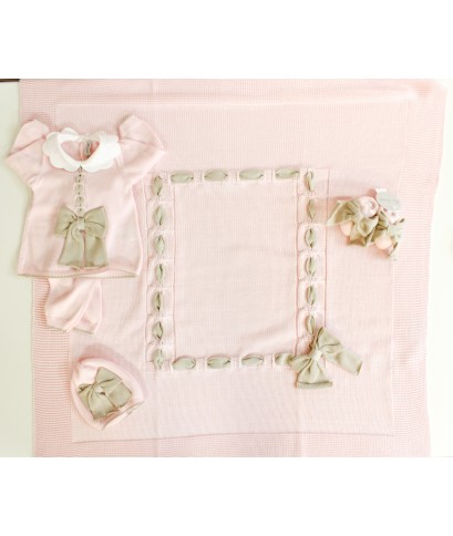 Cotton Ribbon Bow Set - 2 Pcs Headband Covers §347