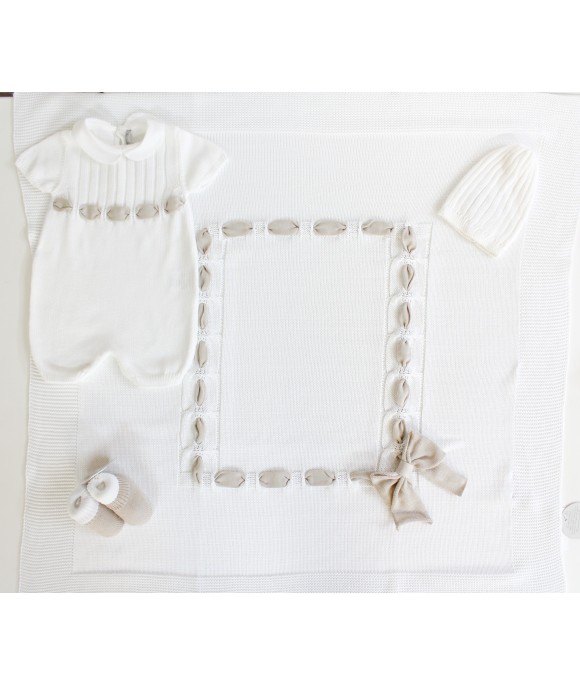Cotton Ribbon Bow Set - Romper §350