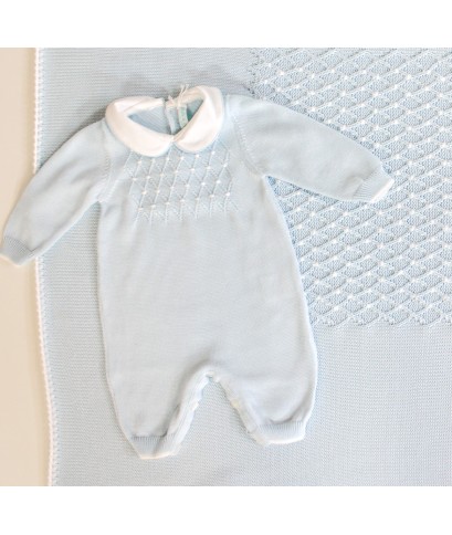 Serie Punto Smock Cotone - Tutina §365
