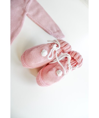 Serie Rococò Cotone - Tutina Con Cuffia + Scarpette §381