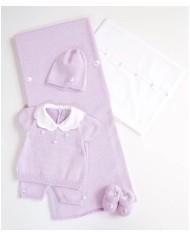 Cotton Flower Embroidery Set - Headband Covers §401