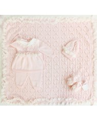 Set Cerimonia Con Pizzo Cotone (Femminuccia) - Coprifasce §414