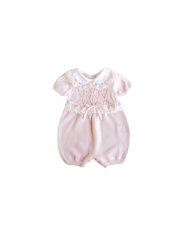 Set Cerimonia Con Pizzo Cotone (Femminuccia) - Tutina §416