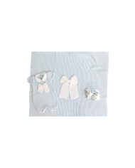 English Cotton Shirt Set - Romper With Bow §433