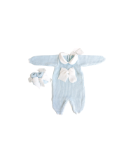 English Cotton Shirt Series - Romper With Bow §432