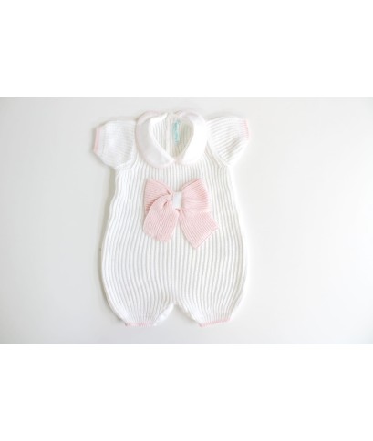 Serie Maglia Inglese Cotone - Pagliaccetto Con Fiocco §437