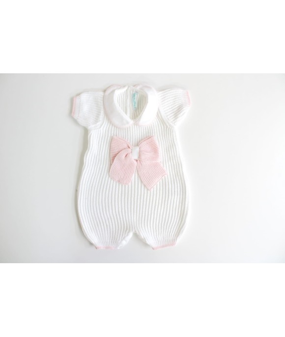 Serie Maglia Inglese Cotone - Pagliaccetto Con Fiocco §437