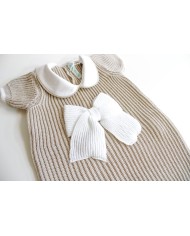 English Cotton Shirt Series - Romper With Bow §438