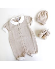 Cotton Braid Series - Romper With Shoes + Hat §439