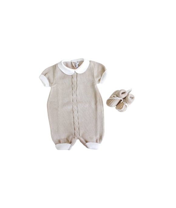 Serie Treccia Cotone - Pagliaccetto Con Scarpette §440