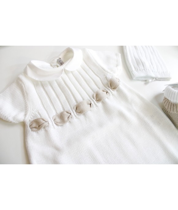 Cotton Ribbon Bow Set - Romper