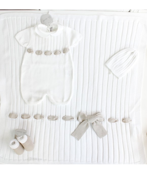 Cotton Ribbon Bow Set - Romper