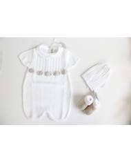 Cotton Ribbon Series - Romper With Shoes + Hat §449