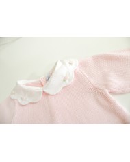 Tutina con colletto ricamato §461