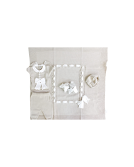 Set Fiocco Con Fettuccia Cotone - Coprifasce (Cappellino senza fiocco) §464