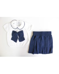 Outfit With Bow (T-shirt + Skirt) §466