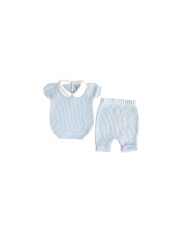 English Cotton Jersey Series - Romper With Bow §489