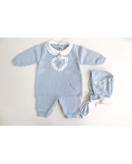 Serie Rococò Cotone - Tutina Con Cuffia §491