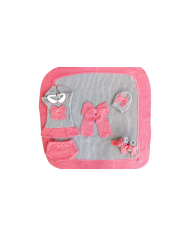 Set Costone Largo Cotone - Pagliaccetto Con Fiocco §499