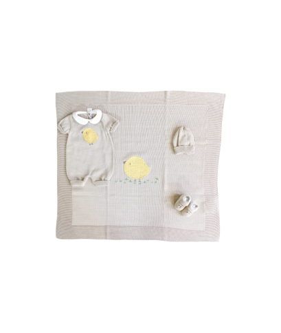 Chick Cotton Baby Set - Romper §513