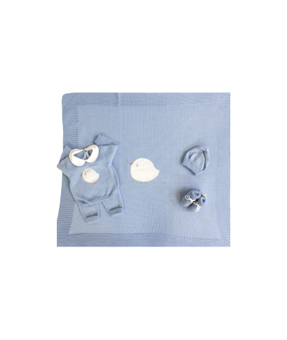Cotton Chick Set for Newborns - Baby Boy's Layette §553