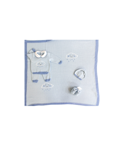 Cotton Cloud Set for Newborns -Baby Boy's Layette §555