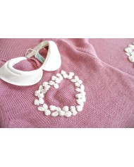 Serie Rococò Cotone - Coprifasce Con Scarpette E Cappellino §562