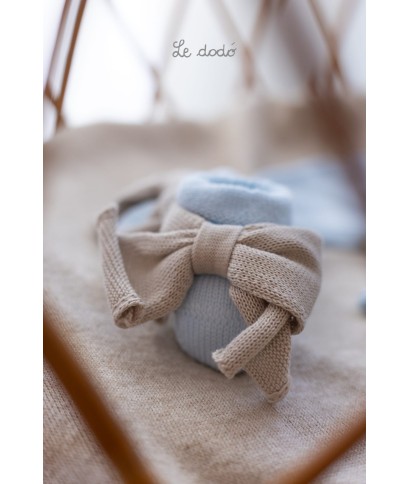 Baby Boy Cotton Ribbon Bow Set - Onesie §564