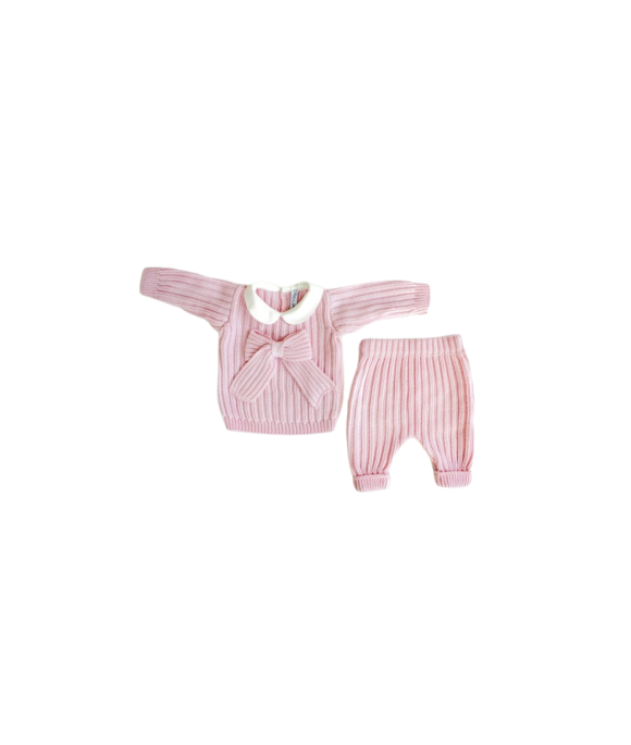 Serie Costone Largo Lana - Completo 2 Pezzi Maglia + Pantalone §72