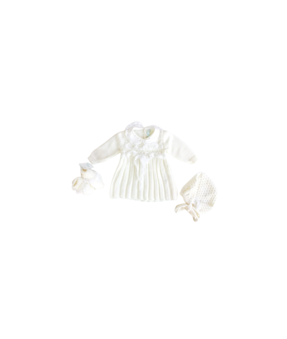 Serie Pizzo Con Fiocchetto Lana – Vestina §609