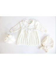 Serie Pizzo Con Fiocchetto Lana – Vestina §609