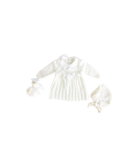 Serie Pizzo Con Fiocchetto Lana – Vestina §609