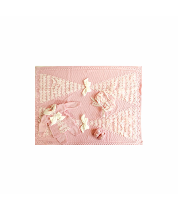 Wool Curtain Bow Set - Girl 2 pcs Headband Cover §617