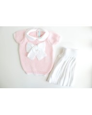 English Cotton Jersey Series - 2 Pcs Set (Jersey + Pleated Skirt) §621