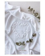 Set Cuore Roselline Cotone - Pagliaccetto §641