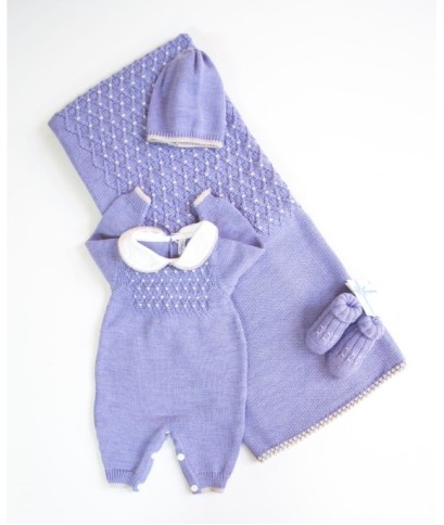 Set Punto Smock Cotone - Tutina §643