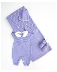 Set Punto Smock Cotone - Tutina §643
