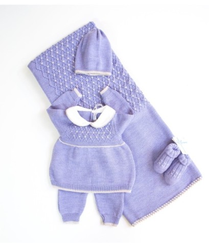Set Punto Smock Cotone - Coprifasce Femminuccia §644