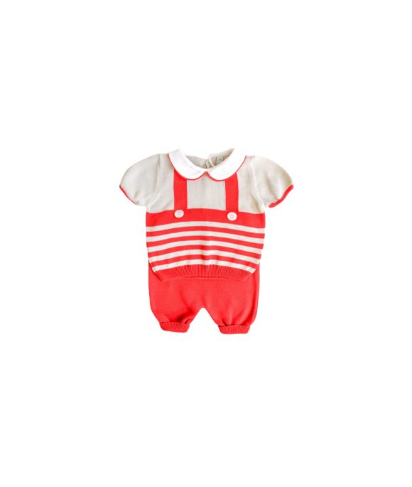 Cotton Stripes Series - 2 Pcs Short Set (Shirt + Pants) §654