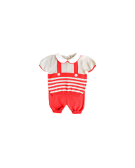 Serie Righe Cotone - Completino 2 Pezzi Corto (Maglia + Pantalone) §654