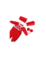 Completino 2 Pezzi Femminuccia Con Cuori & Fettuccia Lana §660