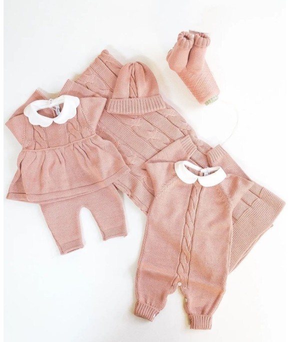 Set Doppia Treccia Lana - Coprifasce Femminuccia §669